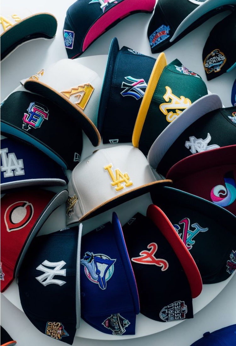 Pro Standard Dodgers City Double Front Logo Snapback Hat in Black/Pink Underbrim One Size | WSS