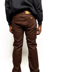 HAJJI DENIM - Men's Non-Stretch Twill - BROWN