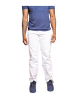 HAJJI DENIM - Men's Non-Stretch Twill - WHITE