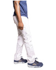 HAJJI DENIM - Men's Non-Stretch Twill - WHITE