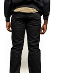 HAJJI DENIM - Men's Non-Stretch Twill - BLACK
