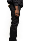HAJJI DENIM - Men's Non-Stretch Twill - BLACK