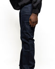 HAJJI DENIM - Men's Non-Stretch Twill - NAVY