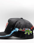 GTH Hydro Black Snapback Hat