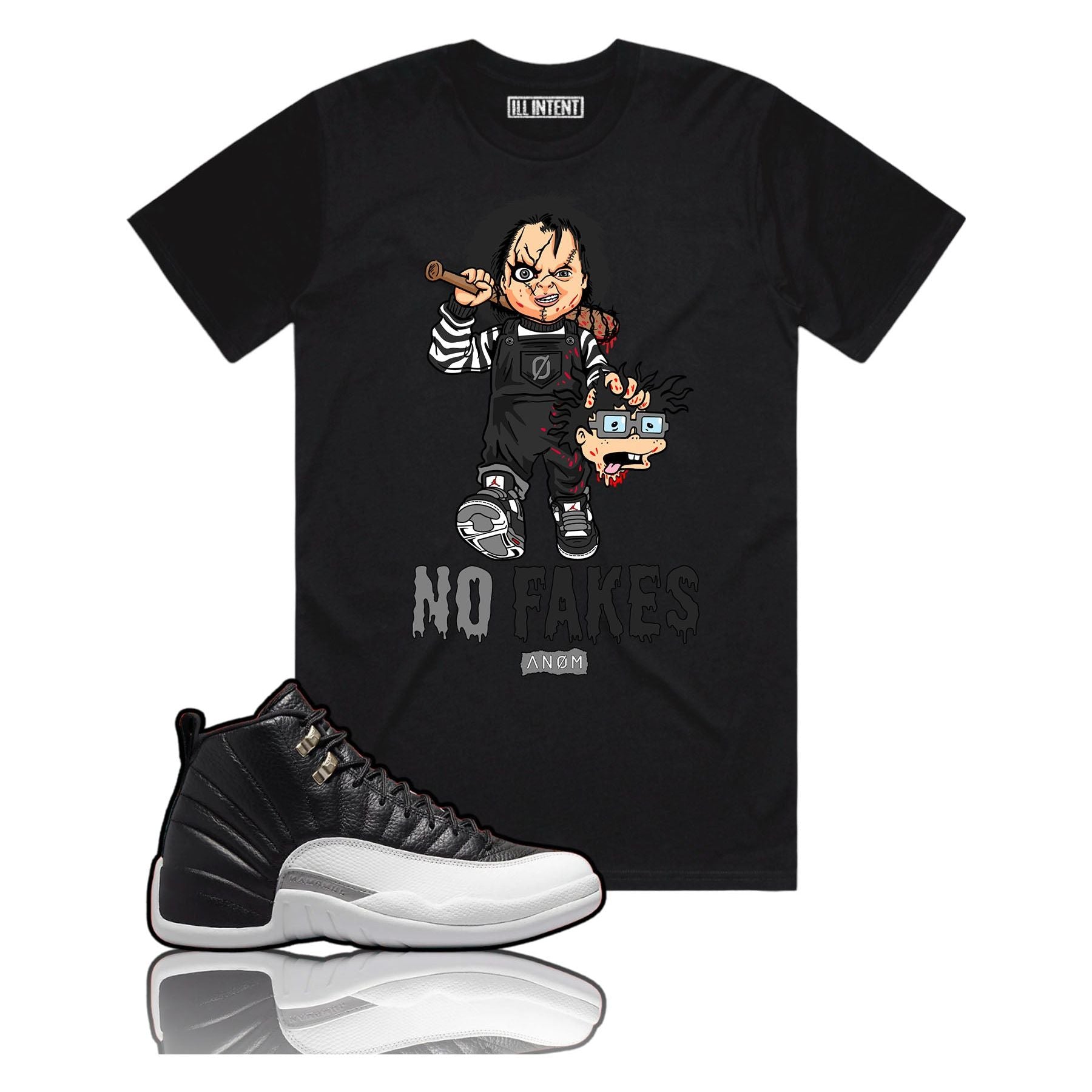 CHUCKY NO FAKES TEE-J12 PLAYOFF TIE BACK