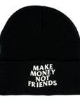 MUKA - MAKE MONEY NOT FRIENDS BEANIE - BLACK