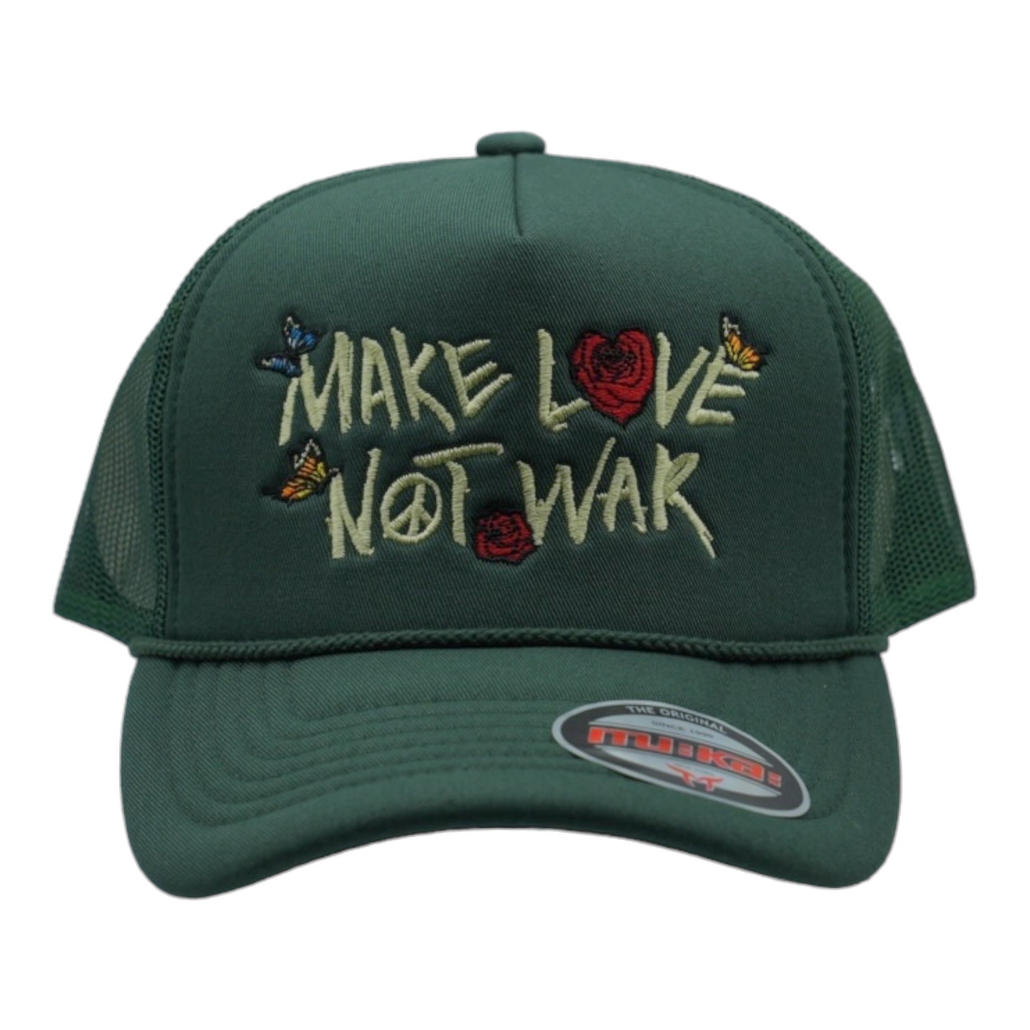 MUKA - MAKE LOVE NOT WAR TRUCKER HAT