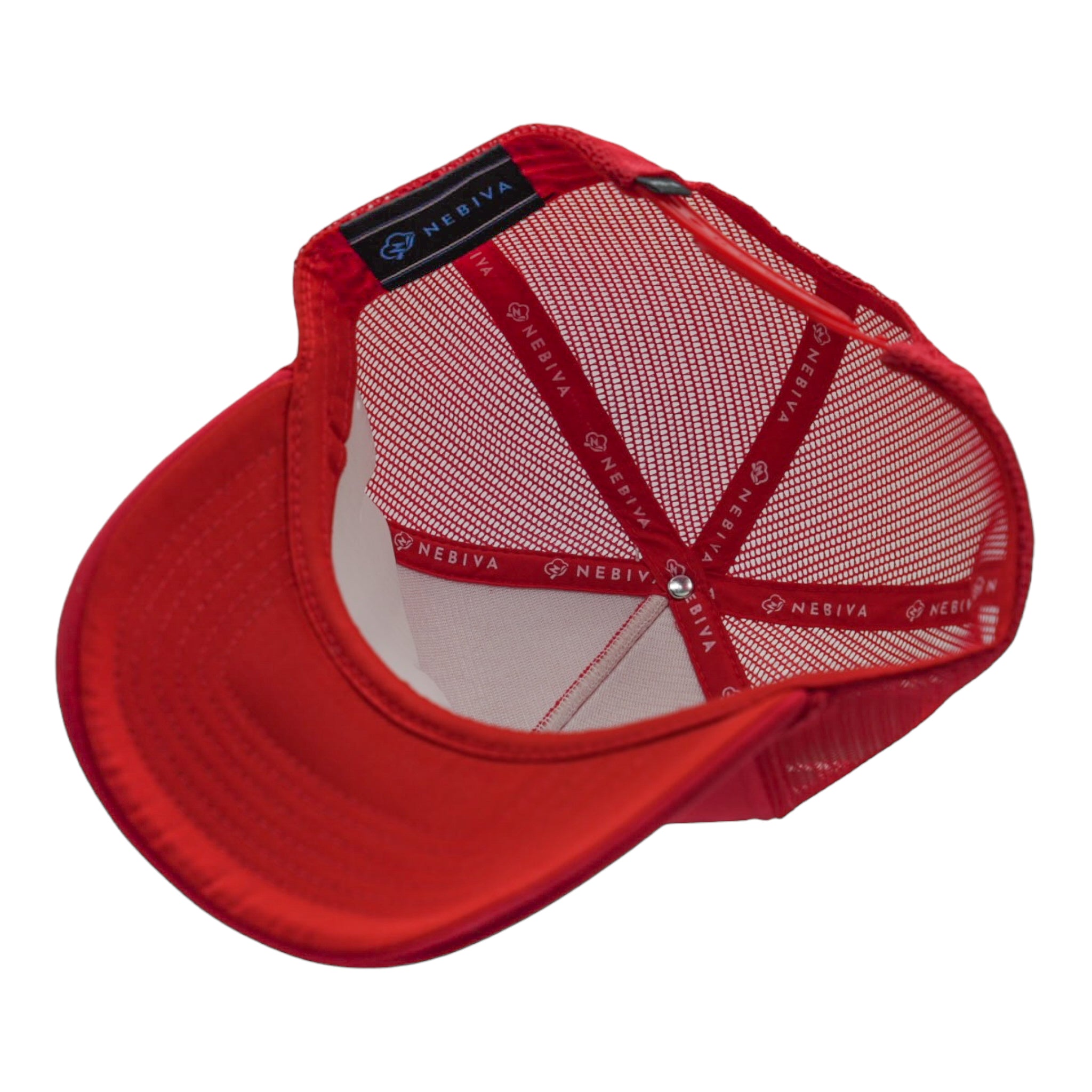 NEBIVA - LIVING MY BEST LIFE TRUCKER HAT - RED