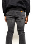 HAJJI DENIM - Men's Stretch Denim - DARK GREY