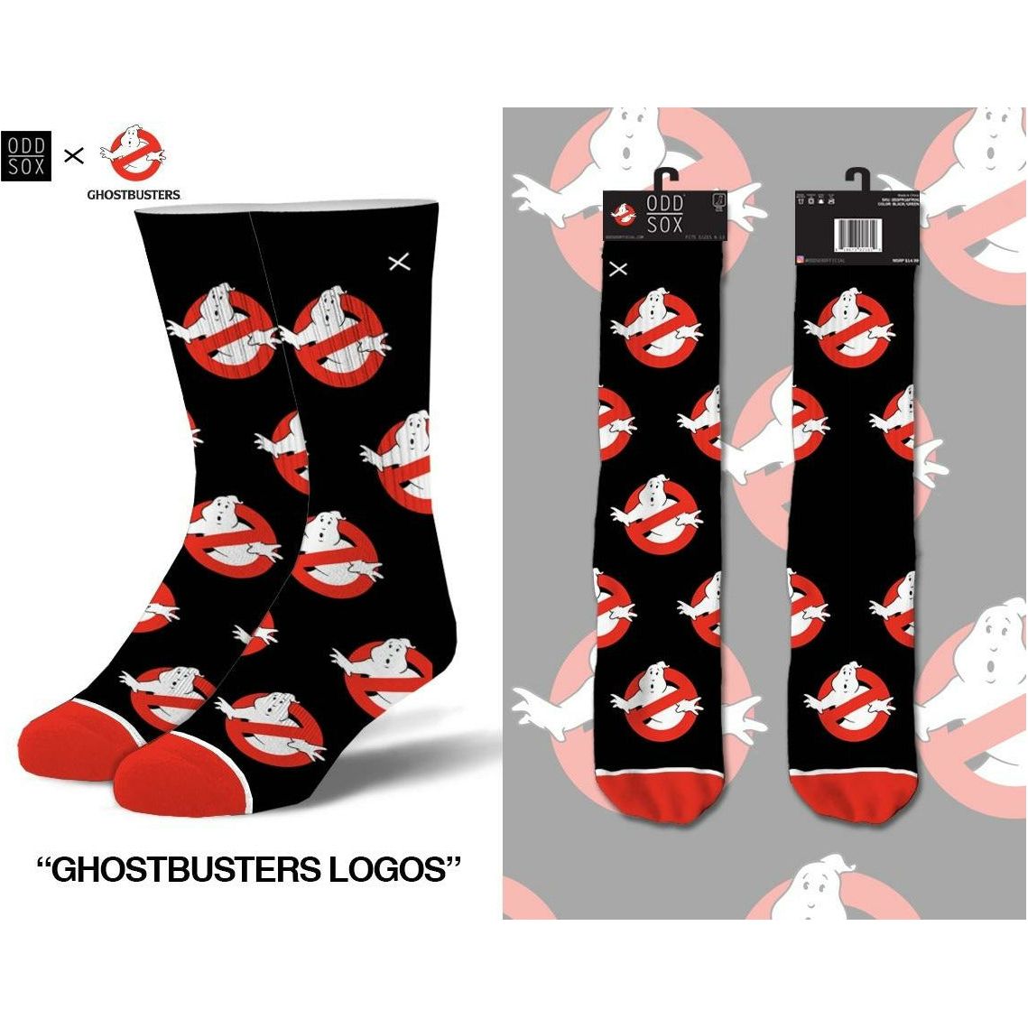 ODD SOX - Ghostbusters Logos (Knit)