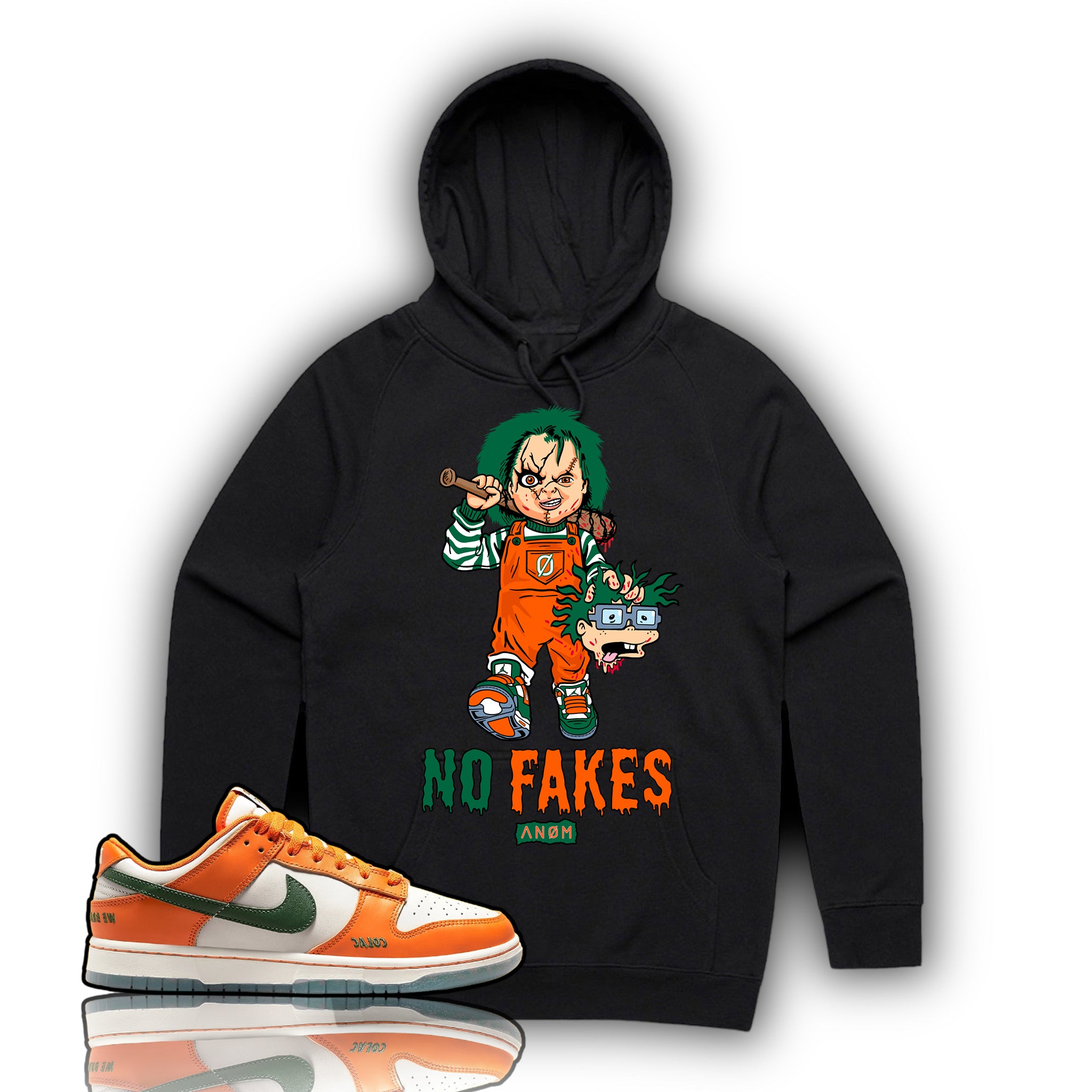 CHUCKY NO FAKES HOODIEDUNKS FAMU TIE BACK iLL iNTENT