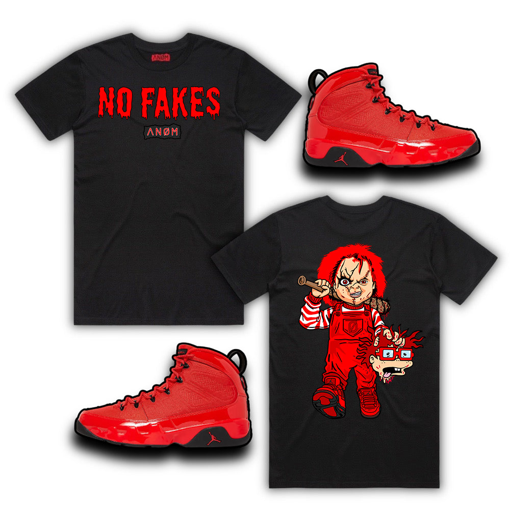 Chucky No Fakes Tee-j9 Chile Red Tie Bck – Ill Intent