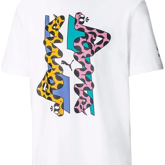 PUMA Men&#39;s  T-shirt x Aka Boku Print