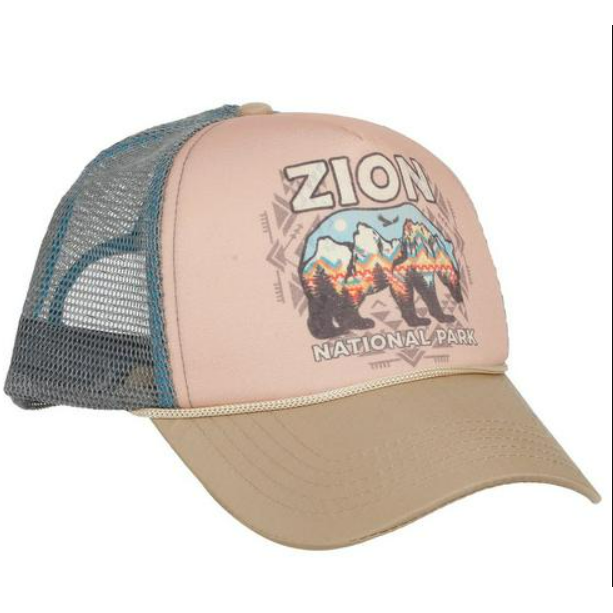 H3 Trucker Hat - Men&#39;s Zion Mesh Trucker Cap -