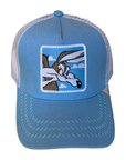 GOLD STAR-"WILE E COYOTE" TRUCKER HAT - BLUE/WHITE