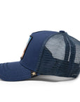 GOLD STAR - LION TRUCKER HAT - NAVY