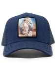 GOLD STAR - LION TRUCKER HAT - NAVY