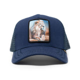 GOLD STAR - LION TRUCKER HAT - NAVY