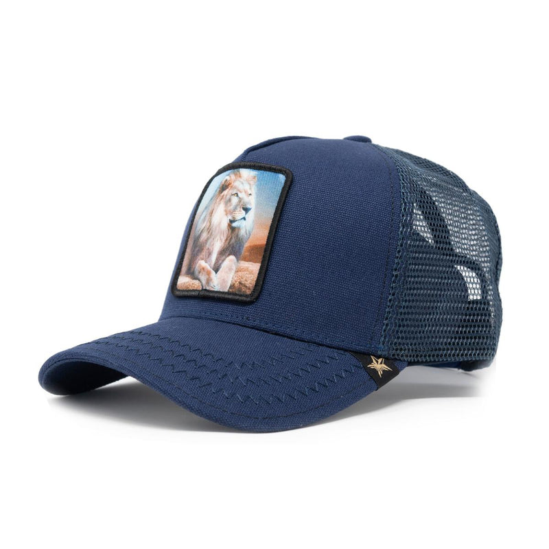 GOLD STAR - LION TRUCKER HAT - NAVY