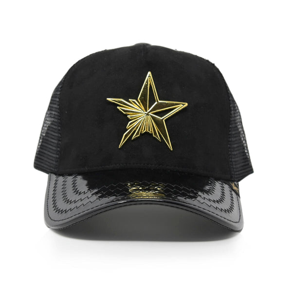 GOLD STAR - STAR LOGO - BLACK