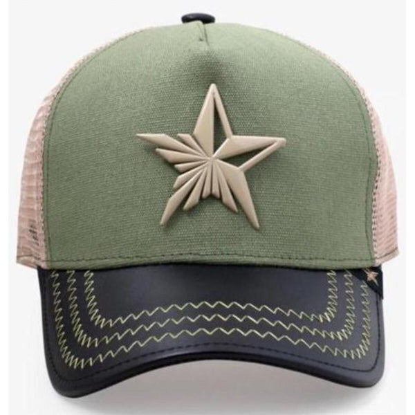 GOLD STAR - STAR  LOGO - GREEN/BLACK