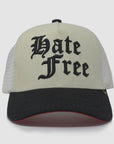 GOLD STAR - Hate Free - Off White/Black - Red