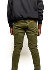 HAJJI DENIM - Men's Stretch Twill - OLIVE