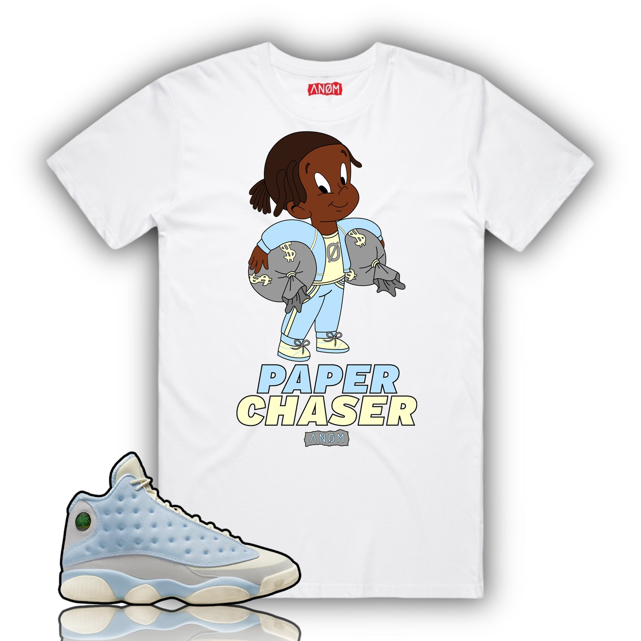 PAPER CHASER TEE-J12 X SOLEFLY TIE/BCK