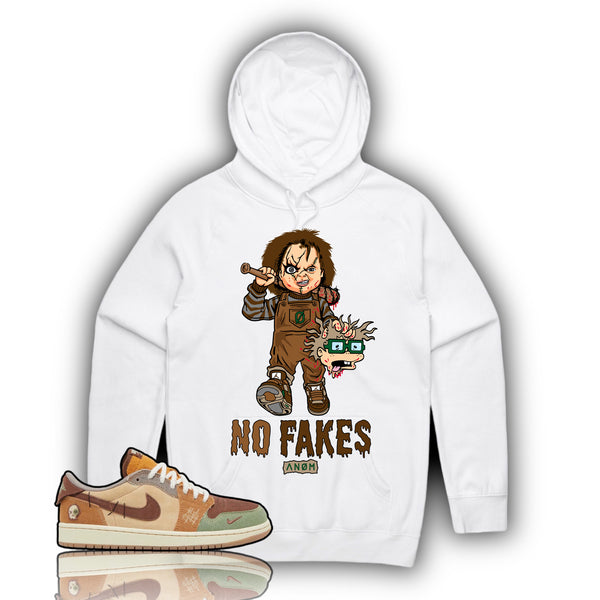 CHUCKY NO FAKES HOODIE-J1 LOW X ZION TIE/BCK