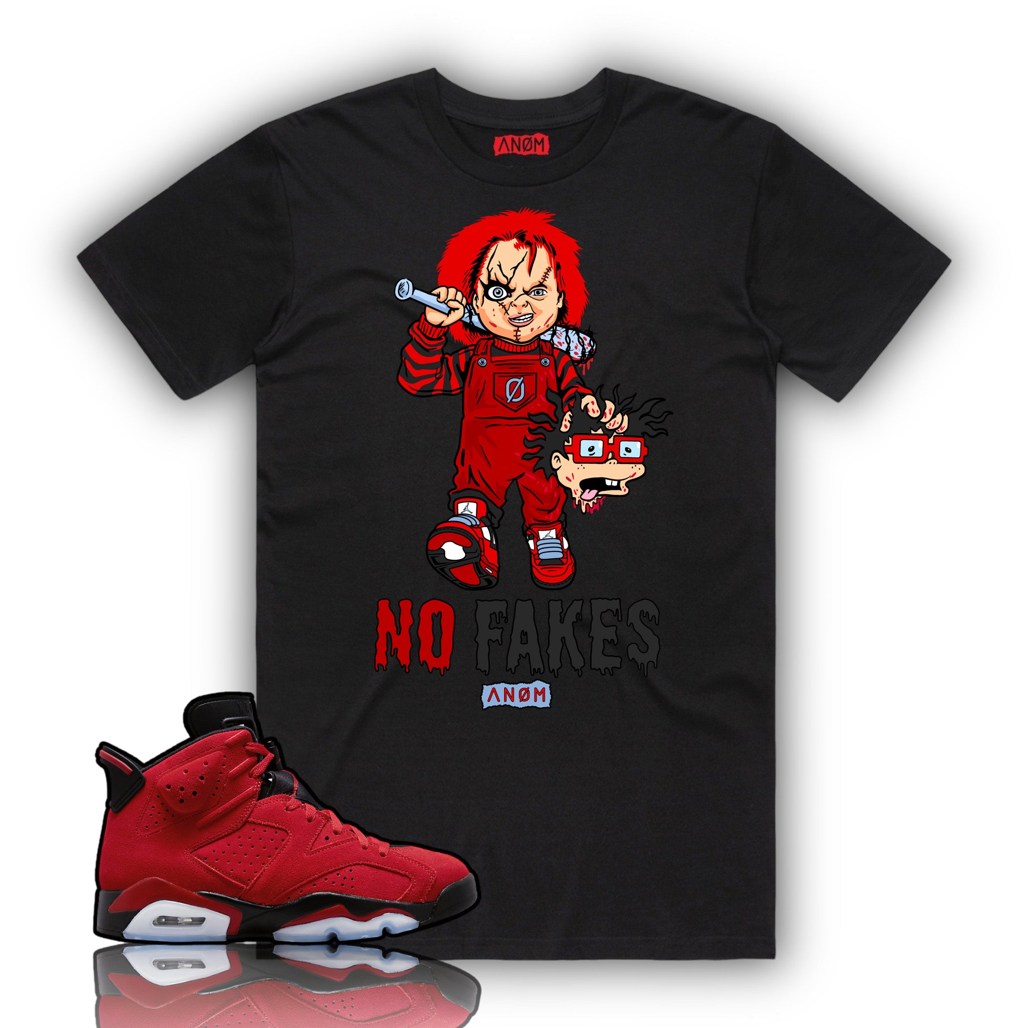 CHUCKY NO FAKES TEE-J6 TORO BRAVO – iLL iNTENT