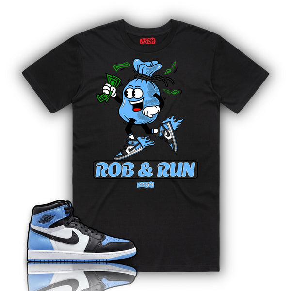 ROB & RUN TEE-J1 OG HIGH UNIVERSITY BLUE