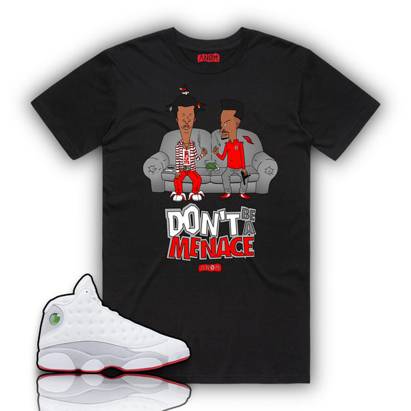 DON’T BE A MENACE TEE-J13 WOLF GREY