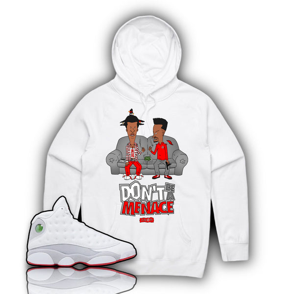 DON’T BE A MENACE HOODIE-J13 WOLF GREY