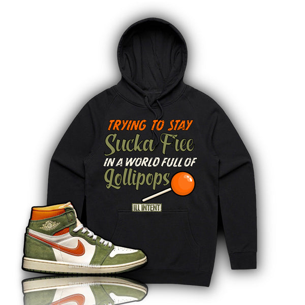 SUCKA FREE HOODIE-J1 HIGH OG CELADON