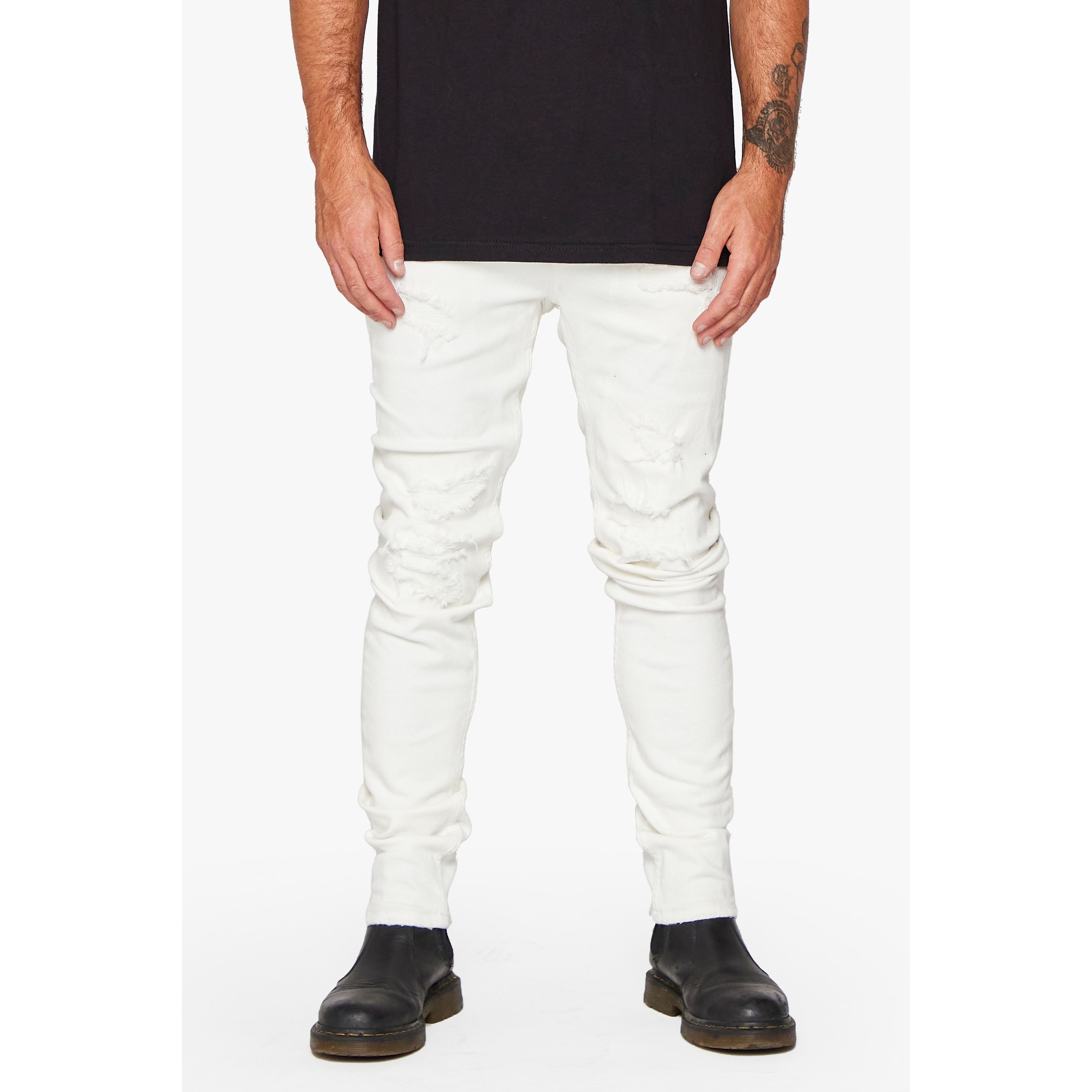 ANOM SKINNY FIT &quot;DELTA&quot;-WHITE