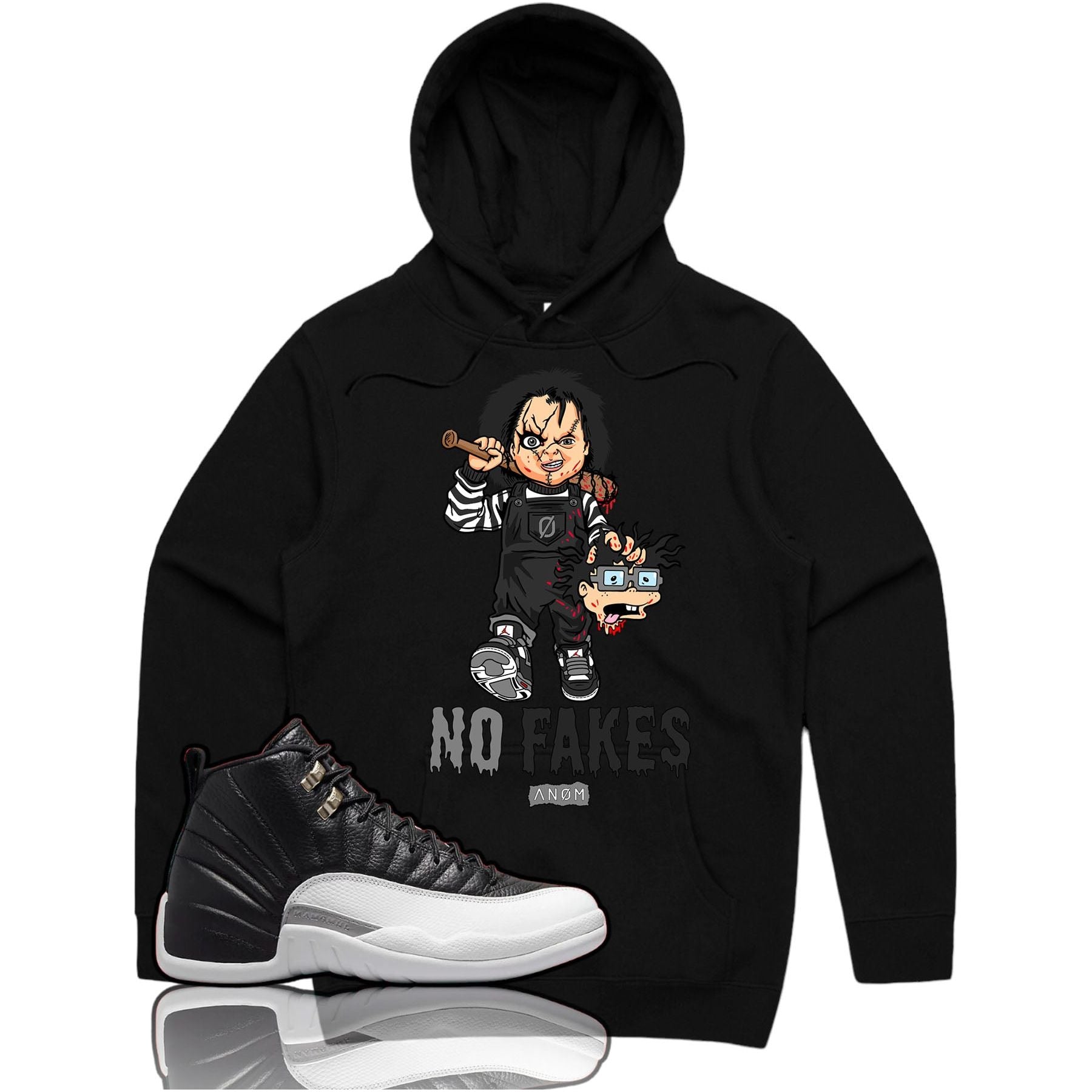 CHUCKY NO FAKES HOODIE-J12 PLAYOFF TIE BACK