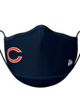 New Era Face Mask Adult Black Chicago Bears On-Field Face Covering