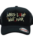 MUKA - MAKE LOVE NOT WAR TRUCKER HAT
