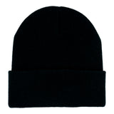 MUKA -  CREAM BEANIE - BLACK