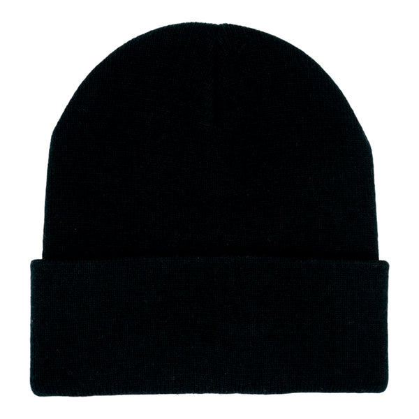 MUKA -  CREAM BEANIE - BLACK