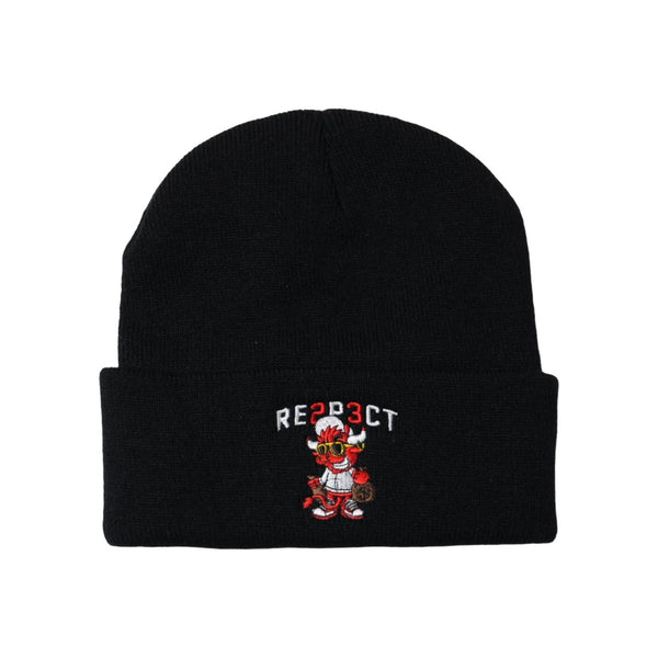 MUKA -  RE2P3CT BULL BEANIE - BLACK