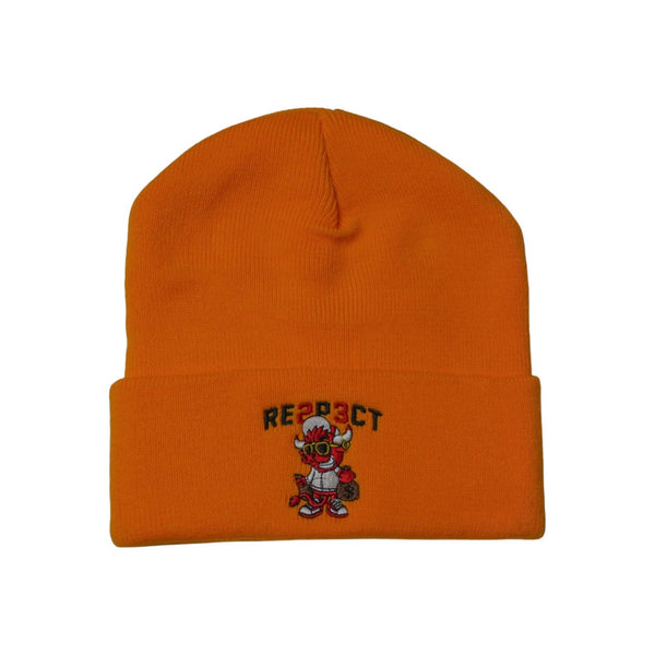 MUKA - RE2P3CT BULL BEANIE - GOLD