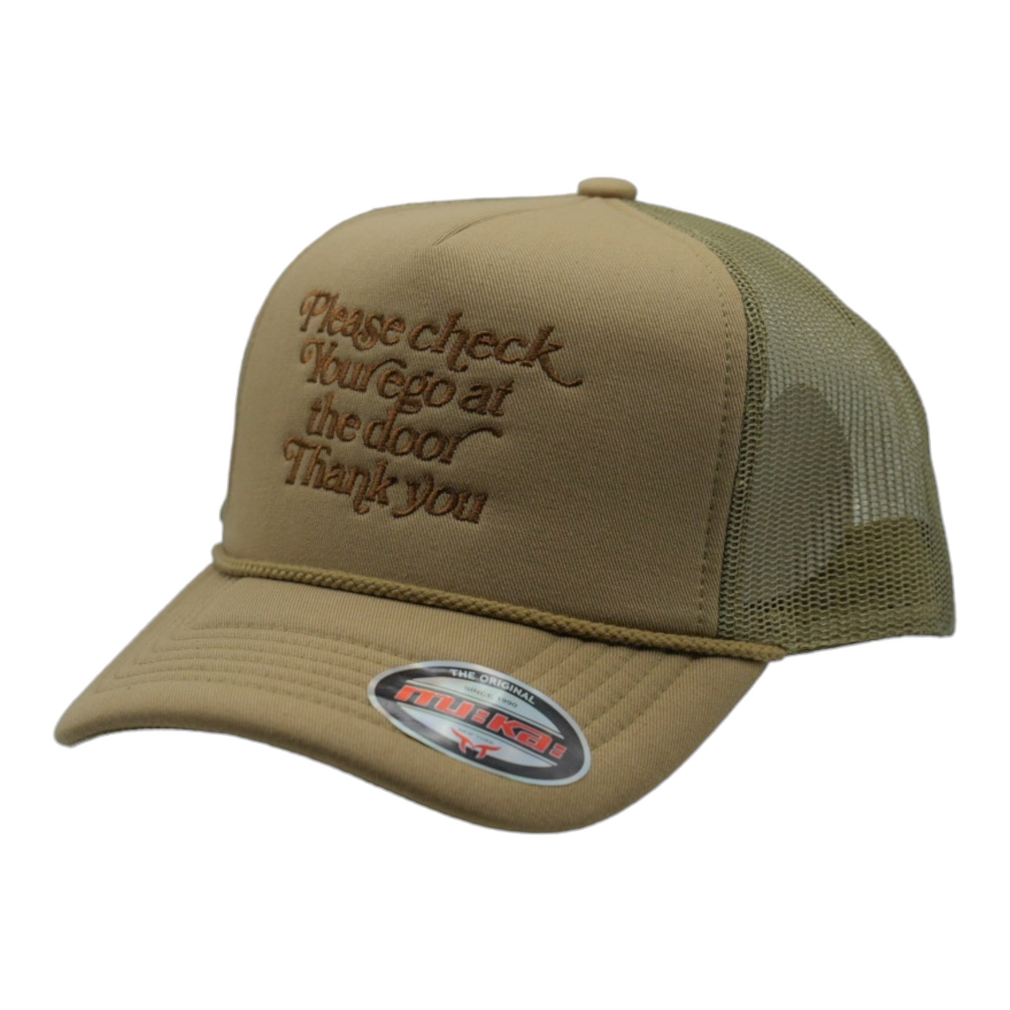 MUKA - PLEASE CHECK YOUR EGO TRUCKER HAT