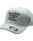 MUKA - PLEASE CHECK YOUR EGO TRUCKER HAT