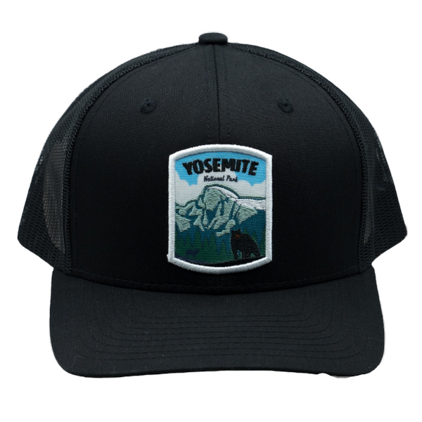 NEBIVA - YOSEMITE TRUCKER HAT - BLACK