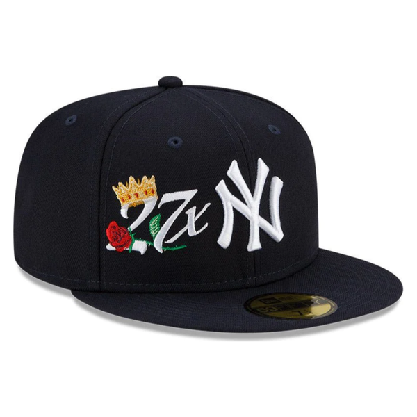 New Era - Crown Champs NY Yankees 59/50 Fitted Hat - Navy/Grey