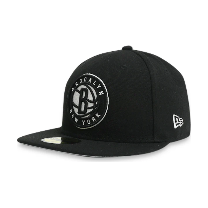 NEW ERA - BROOKLYN NETS 59/50 FITTED HAT - Black/Grey Undervisor