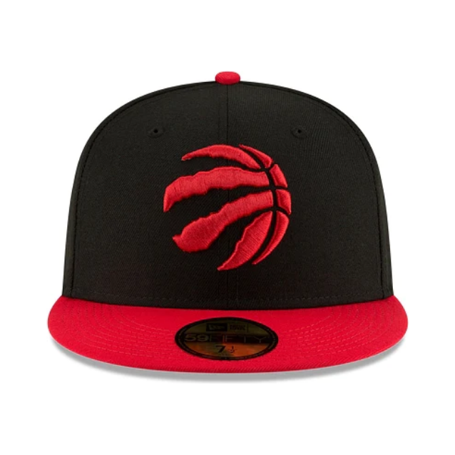 NEW ERA - TORONTO RAPTORS 2-TONE 59FITY FITTED - BLACK/RED