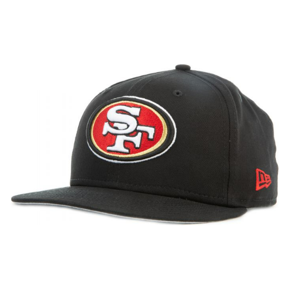 New Era - Men&#39;s San Francisco 49ers New Era Black Team 59FIFTY Fitted Hat