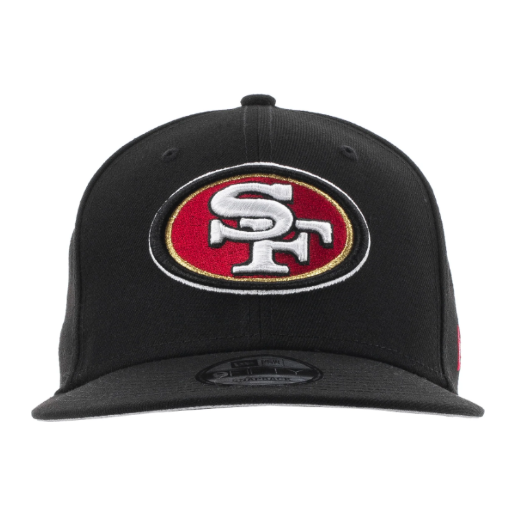 New Era - Men&#39;s San Francisco 49ers New Era Black Team 59FIFTY Fitted Hat